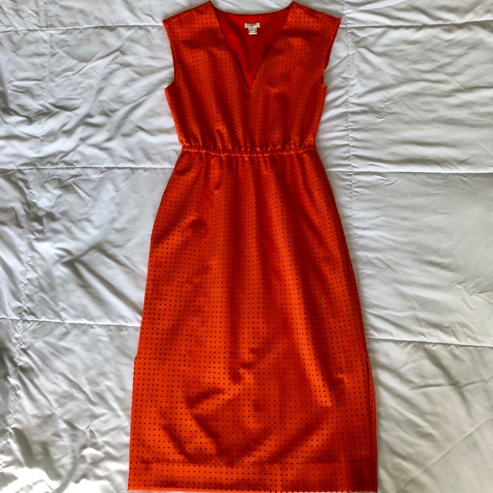 J Crew Factory Casual Red Dress